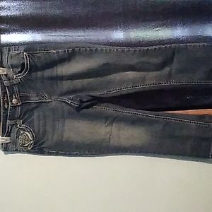 Angel Cross Blue Jeans